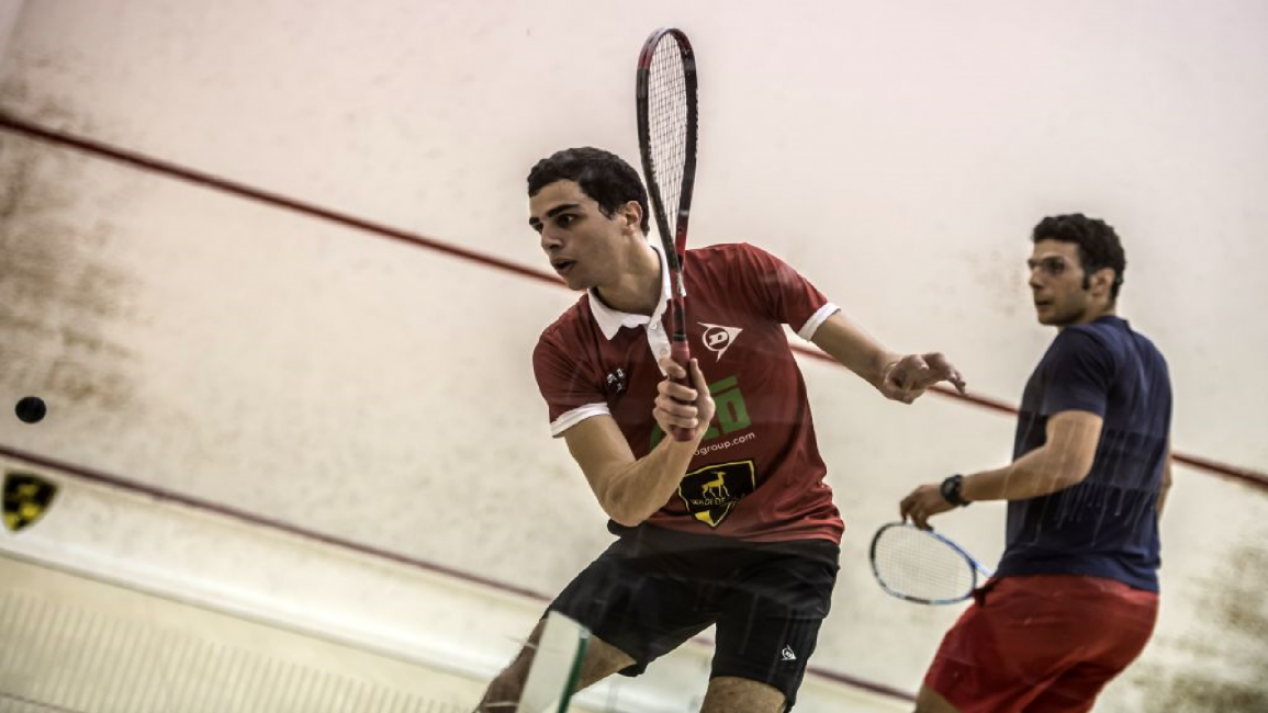 Egyptian squash player Ali Farag