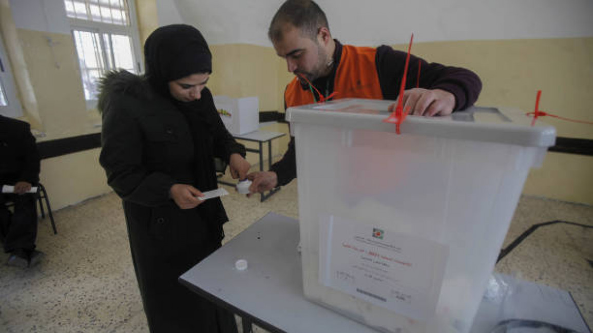 Elections Palestine 2022 Getty