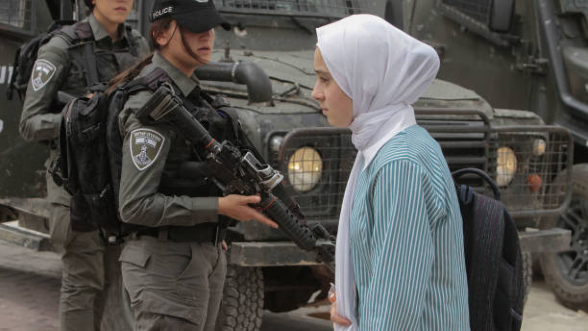 Palestinian school girl