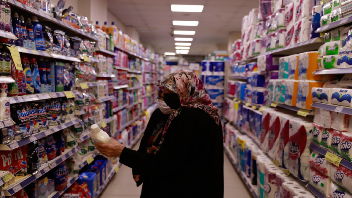 Turkey inflation supermarket