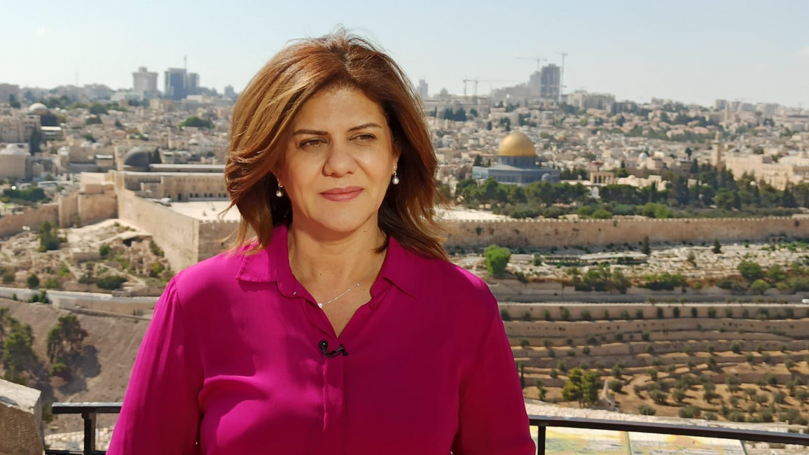 The late Palestinian journalist Shireen Abu Akleh