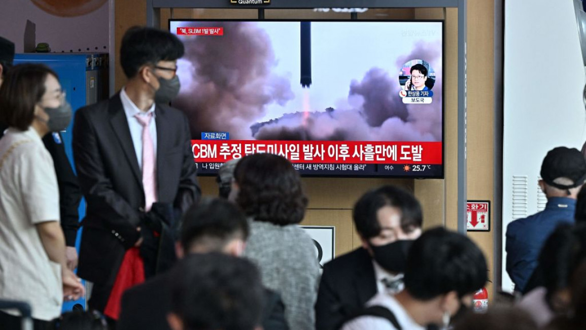 Missile test N Korea