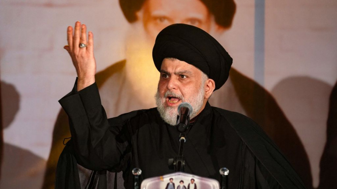 Moqtada Al-Sadr previously ordered MPs loyal to him to resign from parliament [Getty]
