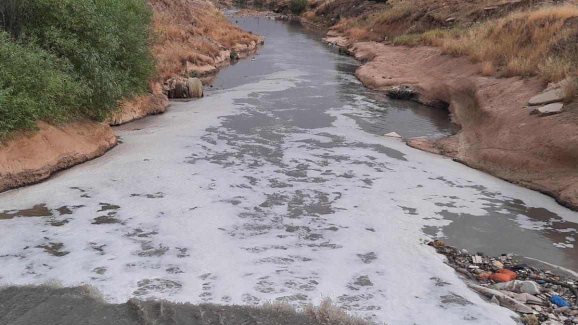 Poluted water -kurdistan