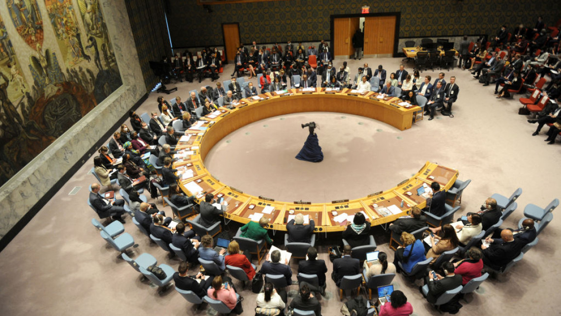 A view of the United Nations Security Council.