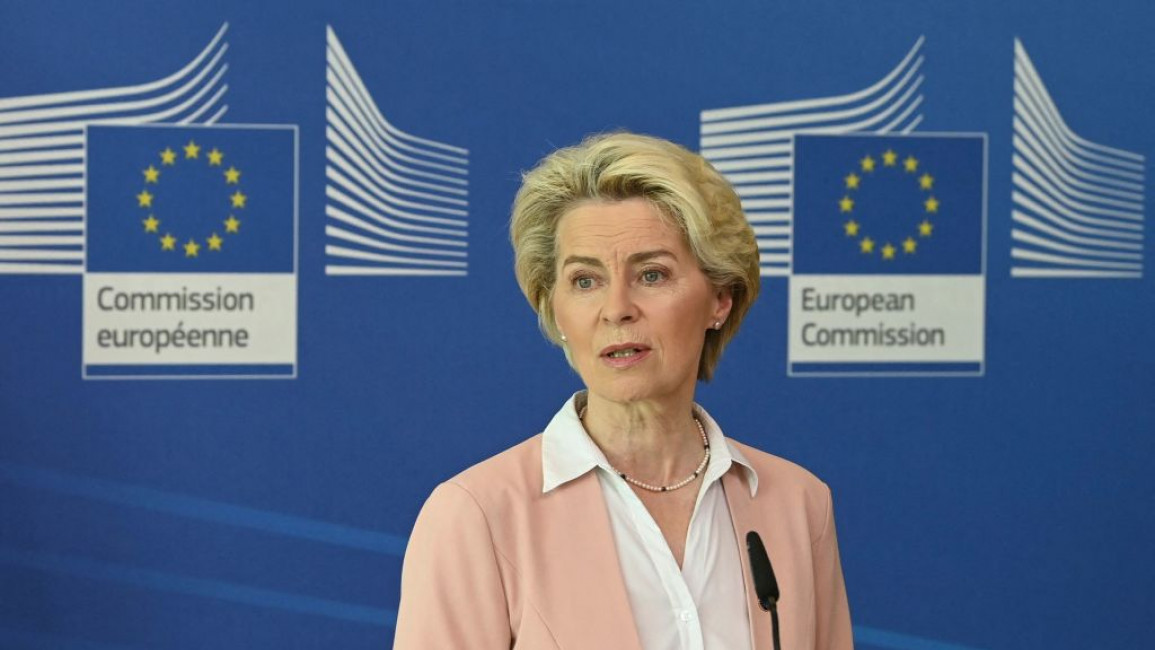 Ursula von der Leyen, the president of the European Commission.