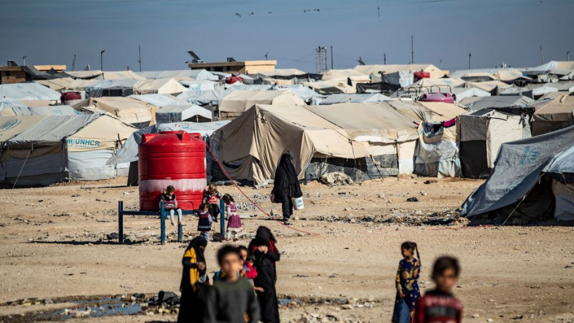 Some of the refugees in Al-Hol are relatives of IS militants [Getty]
