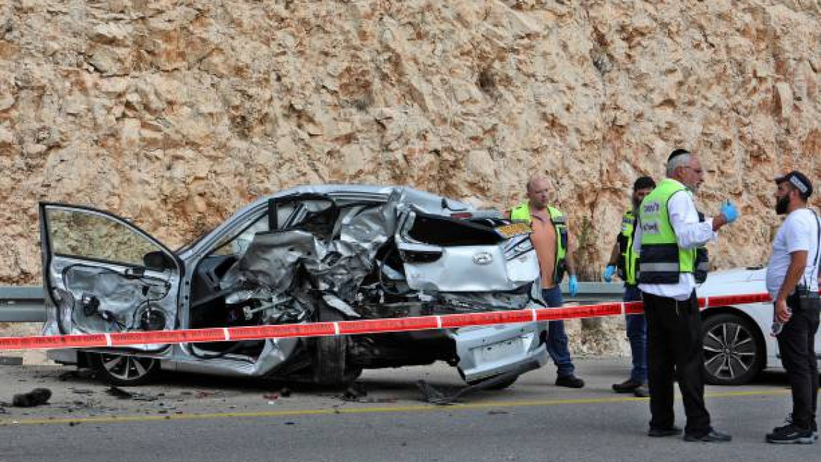 Car attack West Bank Getty