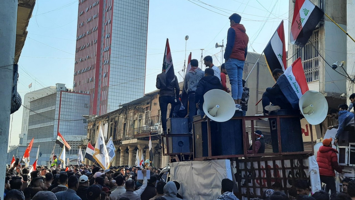 demonstration-Baghdad- ICB 