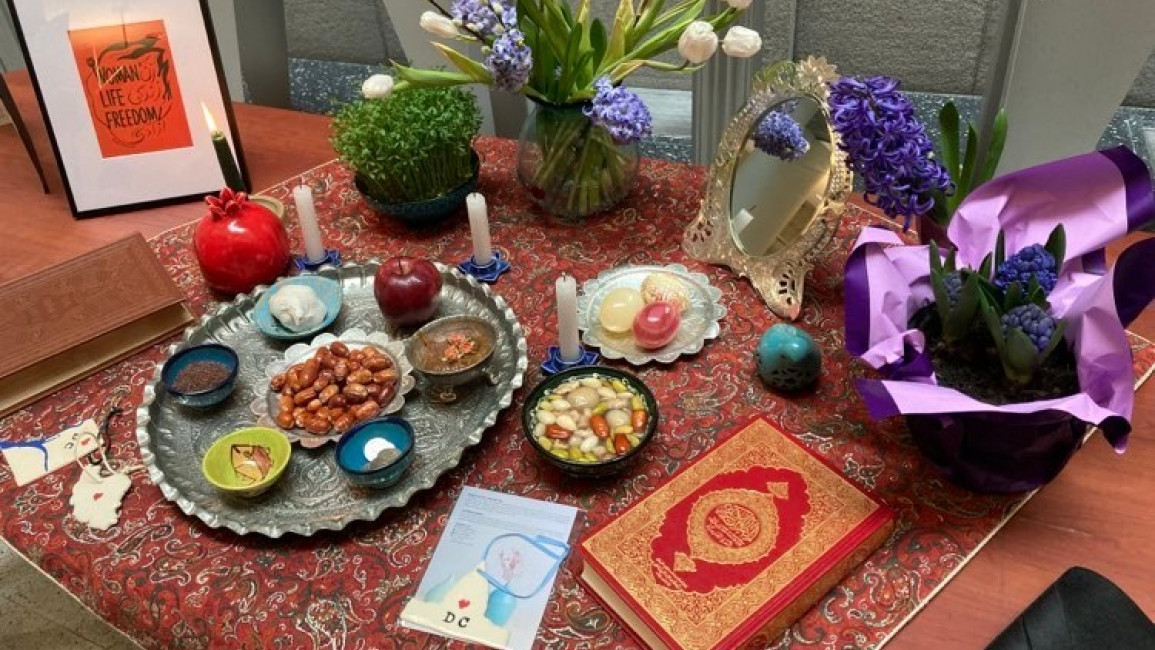 Traditional arrangement for Nowruz