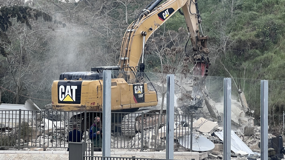 Home demolitions in occupied East Jerusalem