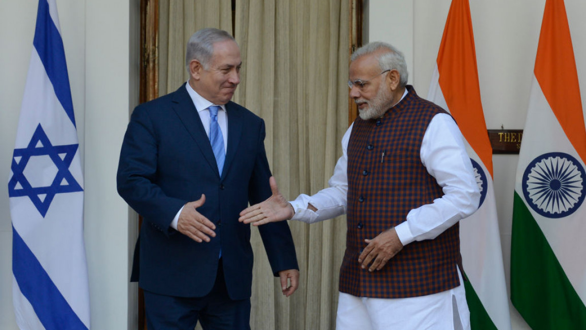 Under Modi and Netanyahu, Israel and India's friendship has gone from strength to strength [Getty Images]