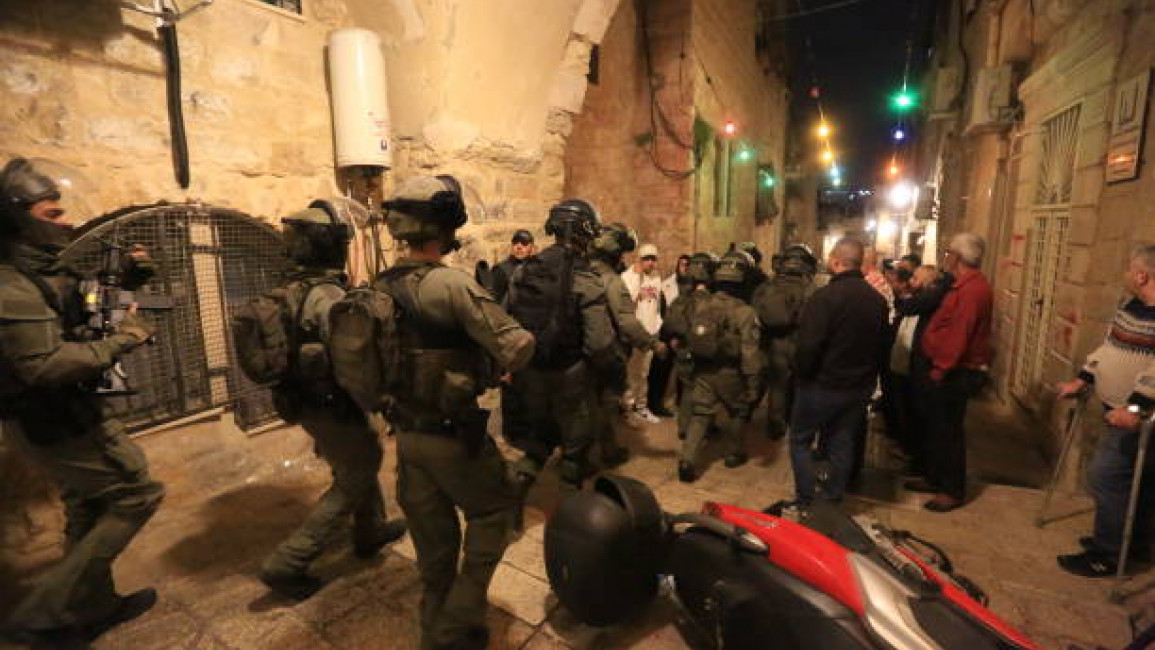 Al-Aqsa raid Getty