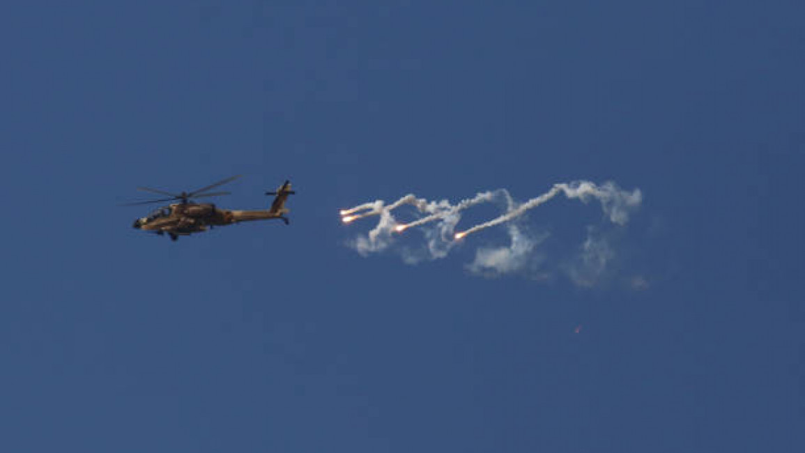 Israeli helicopter Jenin Getty