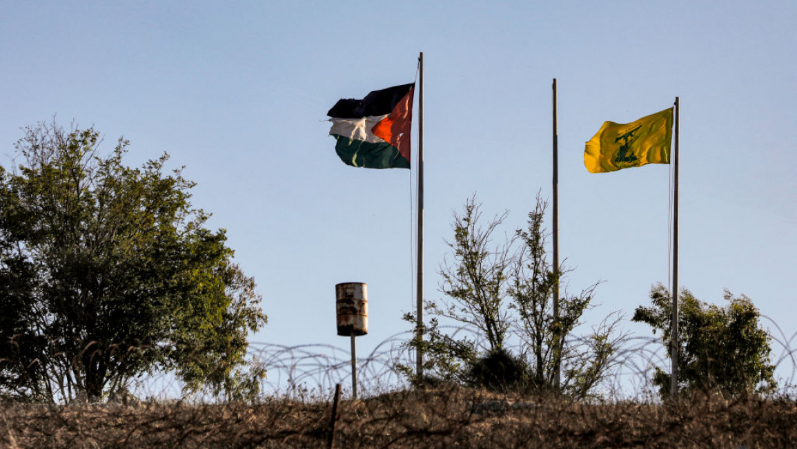Hezbollah fighters have been seen on the Israeli border with Lebanon [Getty]