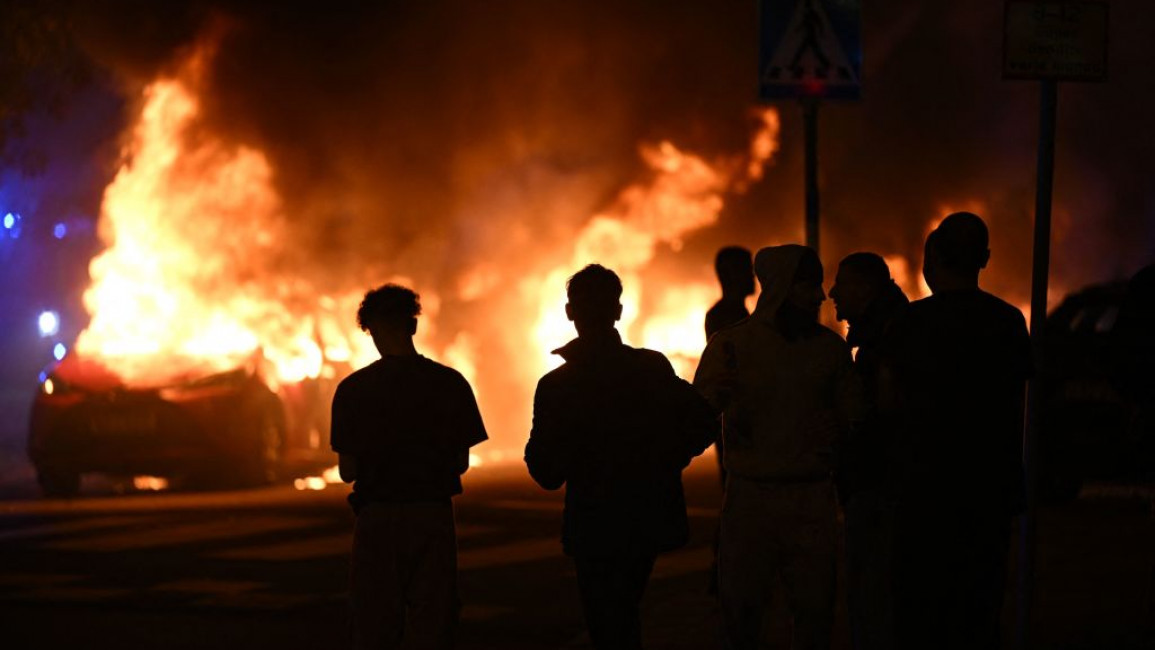Riots broke out in Malmo following Momika's desecration of the Quran [Getty]
