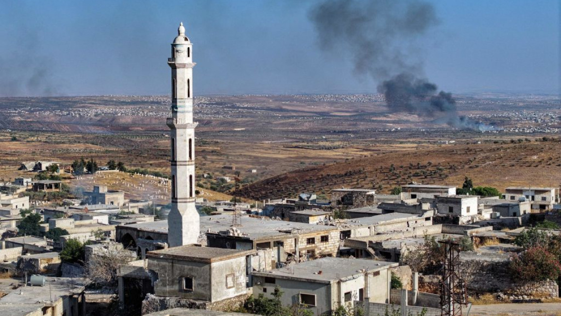 Syrian regime forces have been bombing the Jabal al-Zawiya area of Idlib province for several days [Getty]