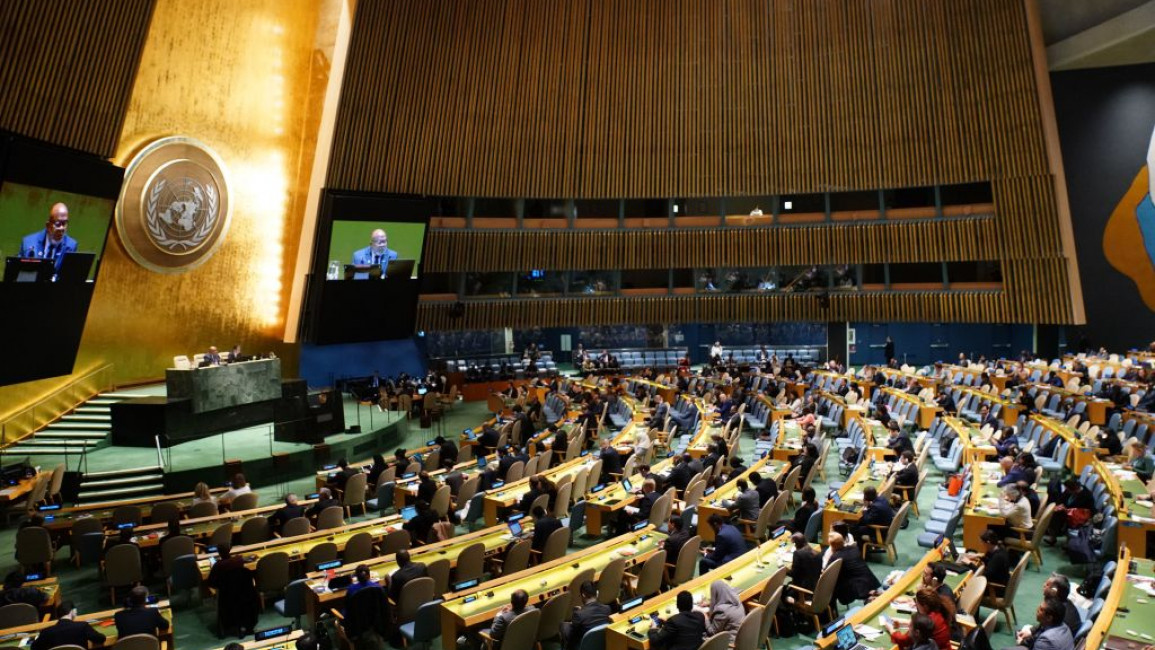The UN General Assembly's meeting comes after the Security Council failed to pass a resolution on Gaza [Getty]