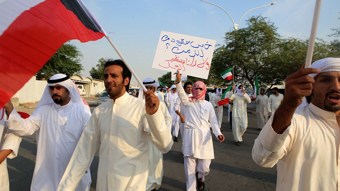 Kuwait's stateless Bidoon have long protested discrimination against them [Getty]