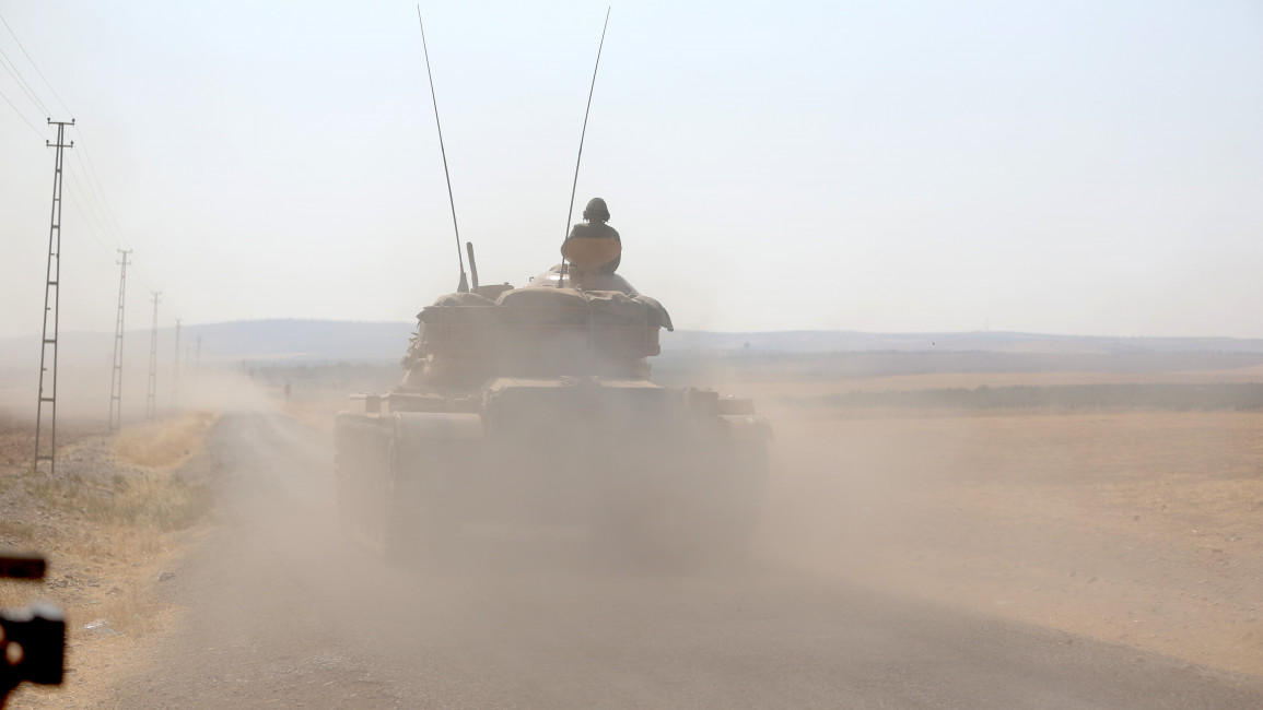 Syria fighting, tank