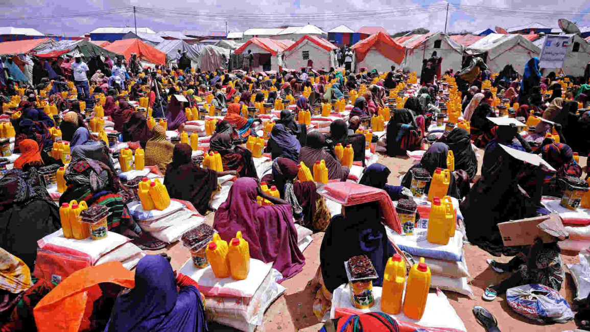 Somalia refugee aid