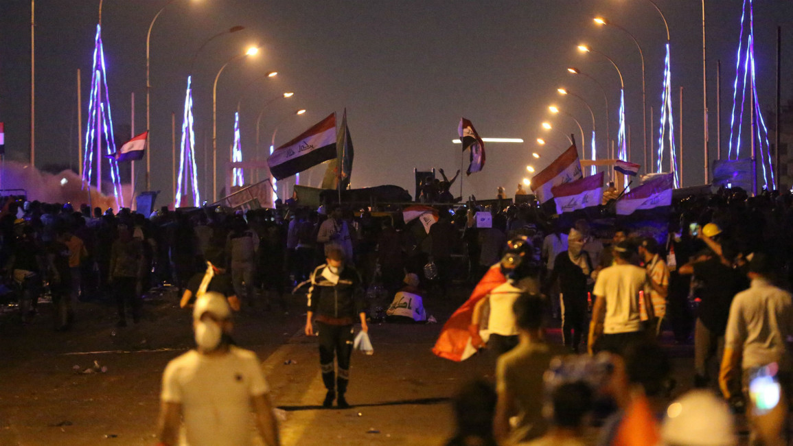 Iraq protest - getty