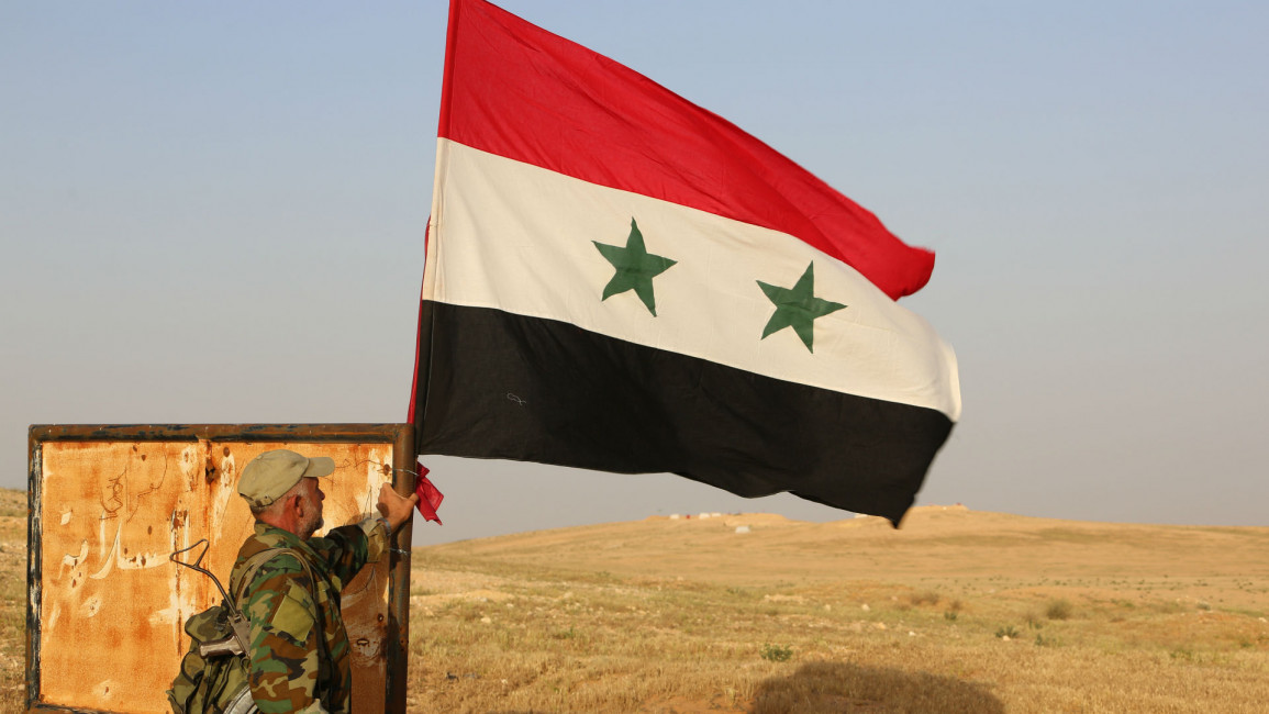 Syria flag AFP