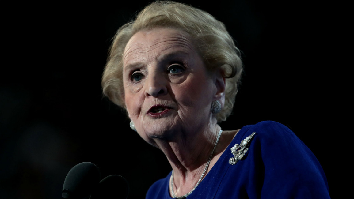 Madeleine Albright -- Getty