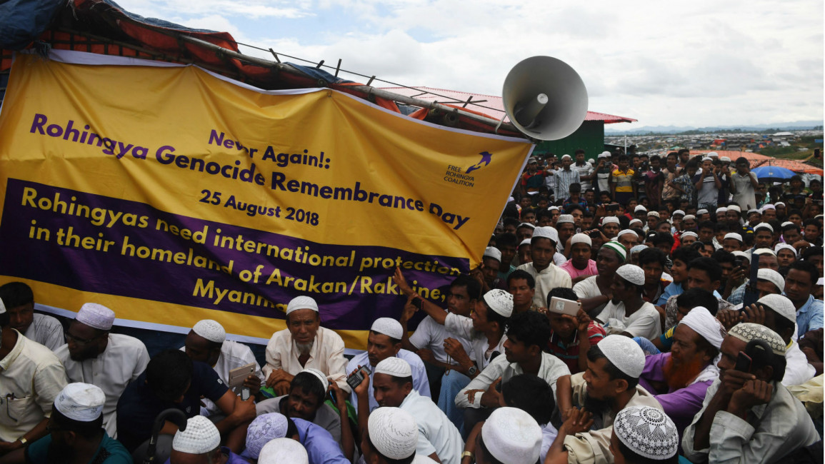 Rohingya protest