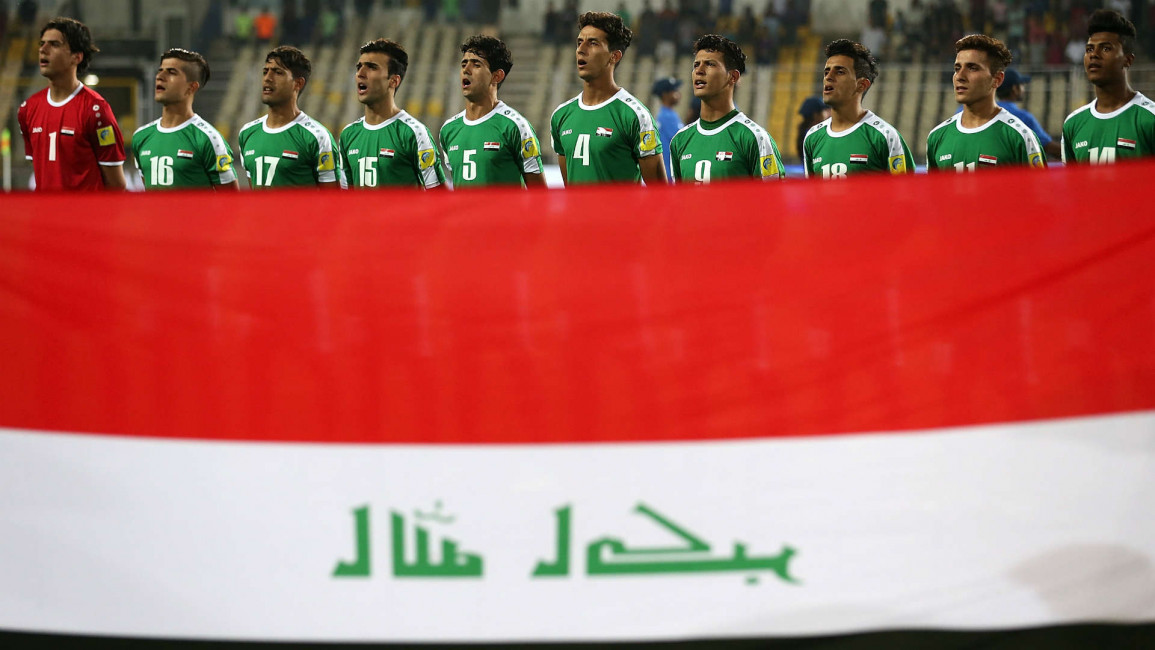 Iraqi players at World Cup India 2017