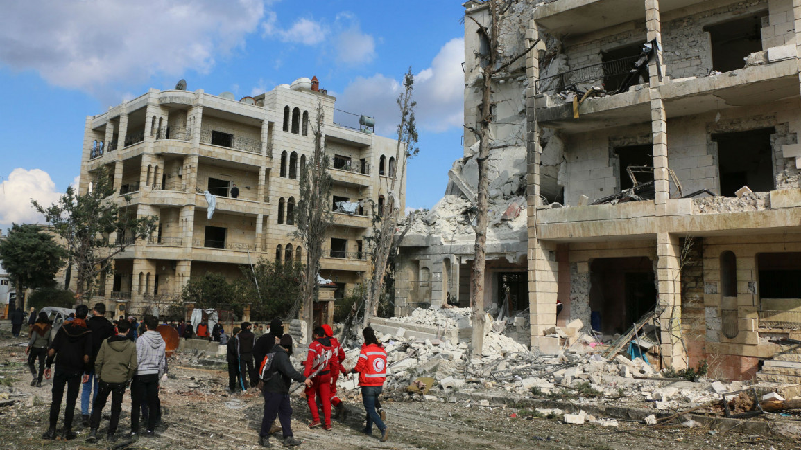 Idlib twin bombing - Getty