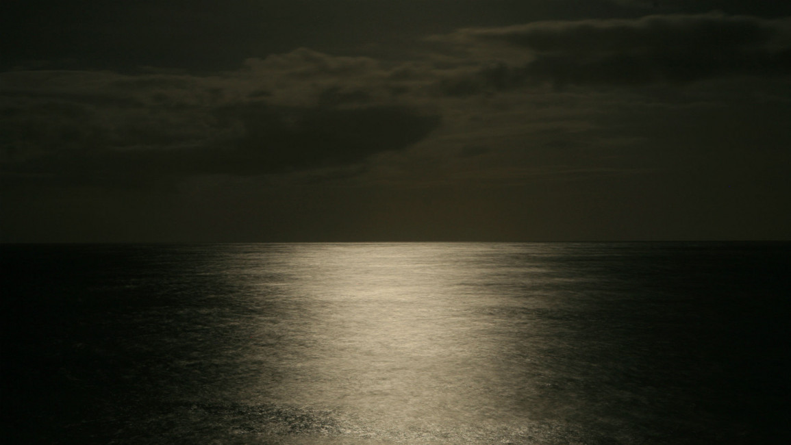 Moonlight at sea Getty