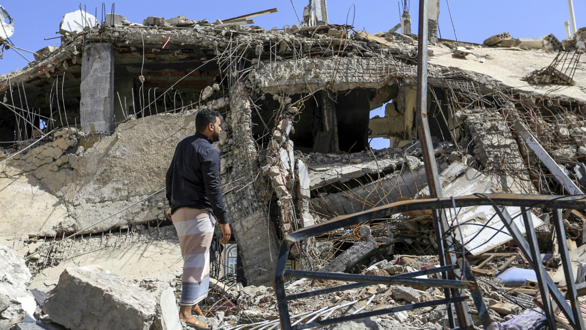 Yemen Saudi-led airstrike - AFP