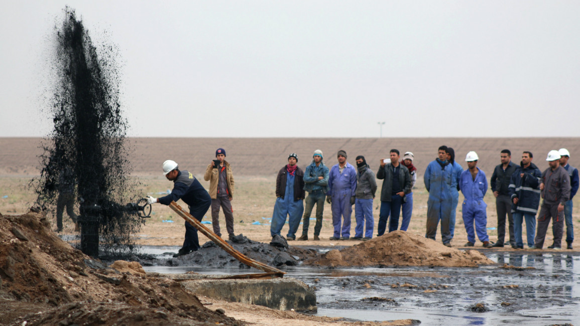 Basra oil workers