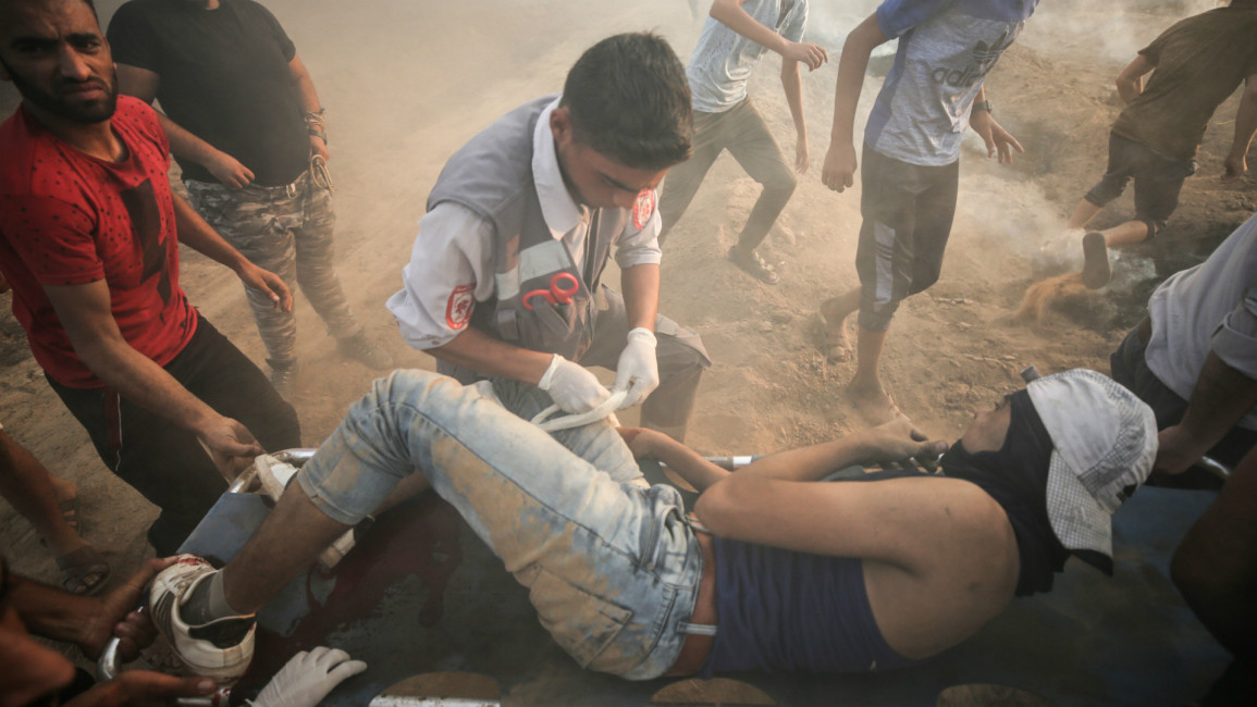Gaza wounded [Getty]