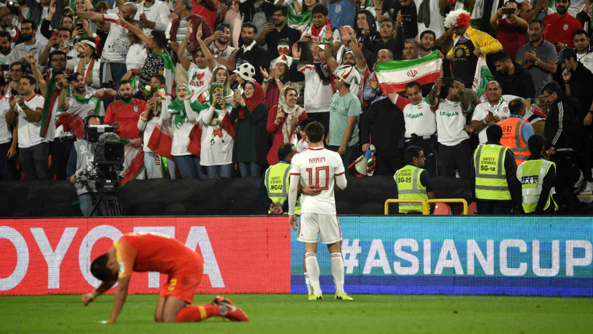 Iran China football afp