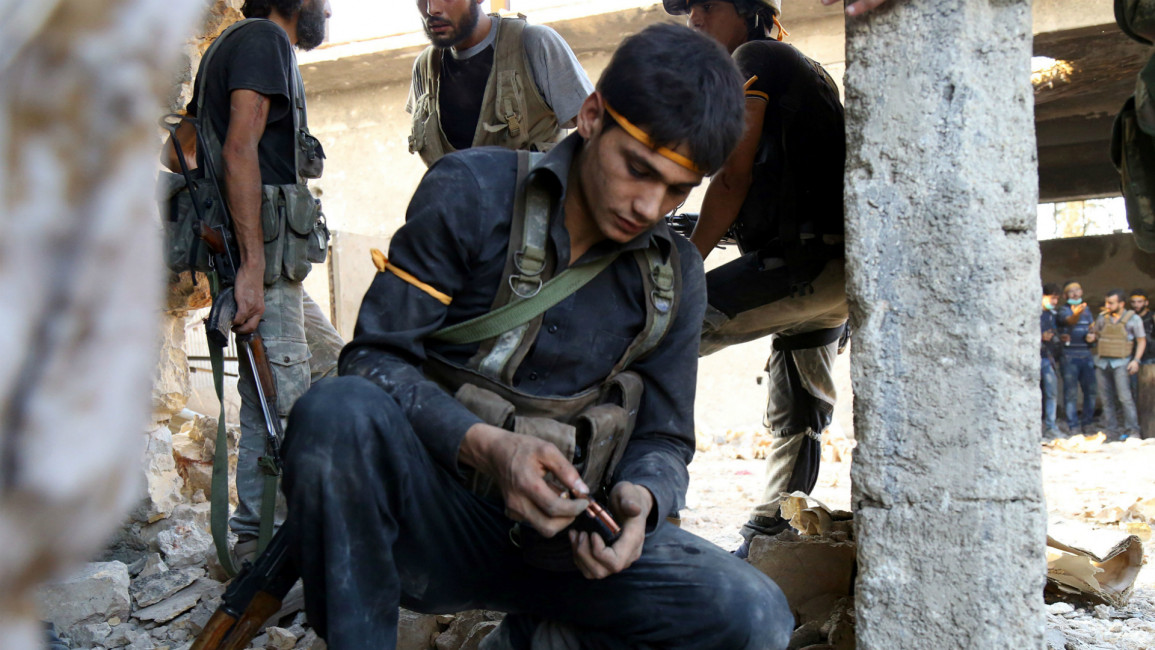 Aleppo rebels - AFP