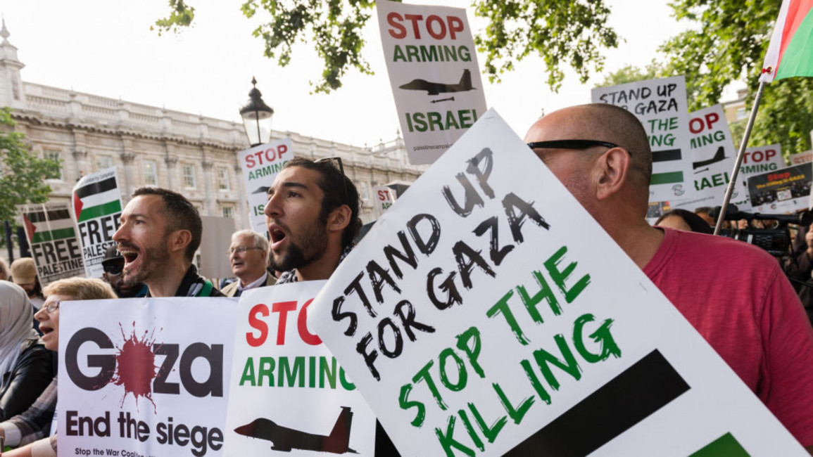 Gaza protest - London - Getty