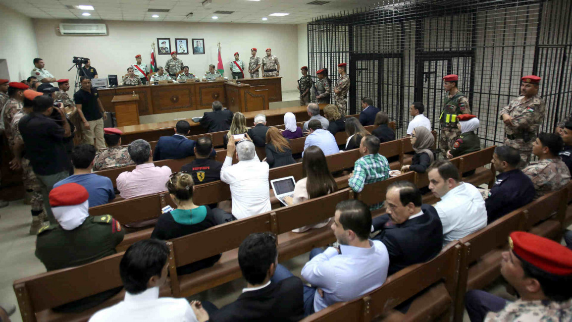 Trial at Jordan military court