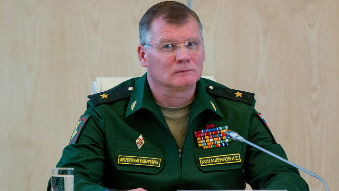 Major General Igor Konashenkov -- AFP