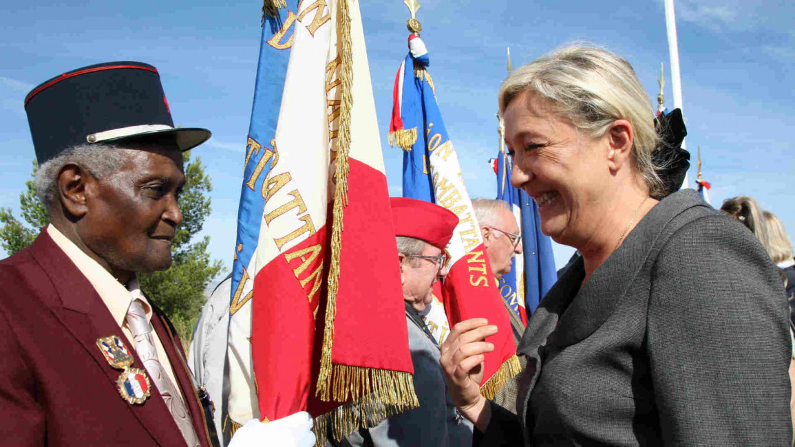Le Pen Harki veteran