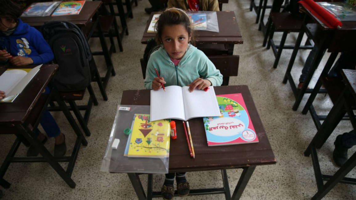 Syrian children school - Anadolu