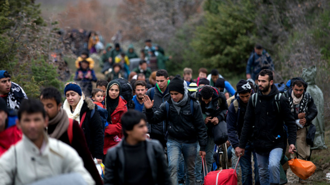 Greek-Macedonia border  refugees