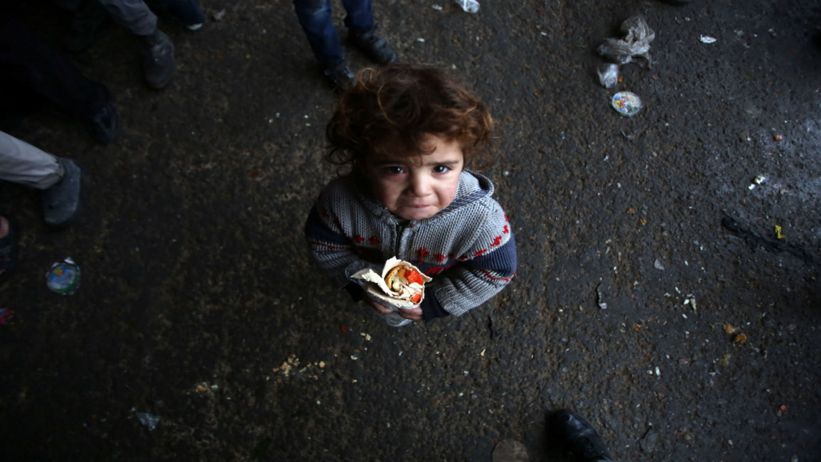 Aleppo children AFP