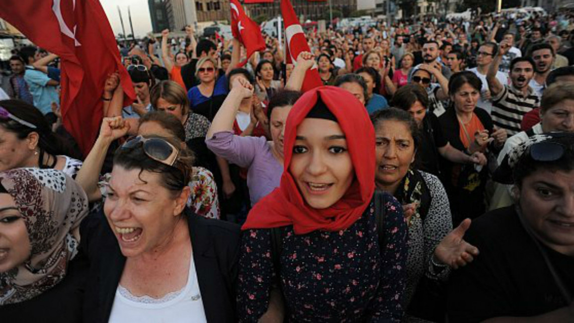 Turkish women protest - wikimedia commons
