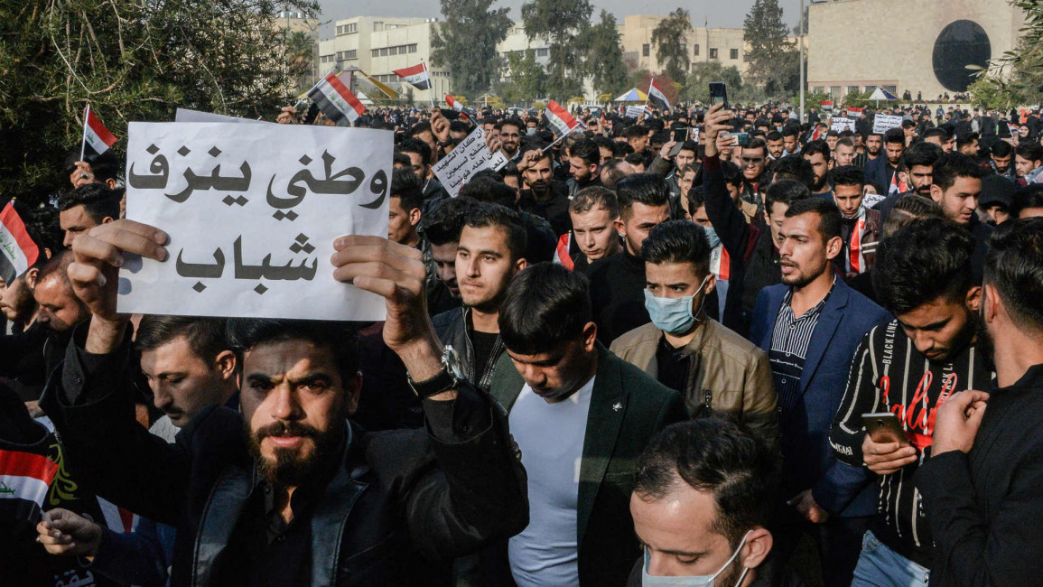 iraq protest - afp