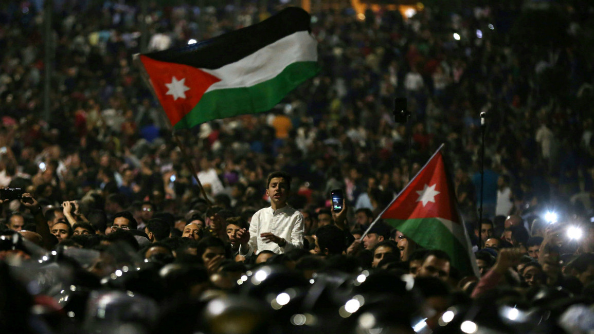 Jordan tax protests