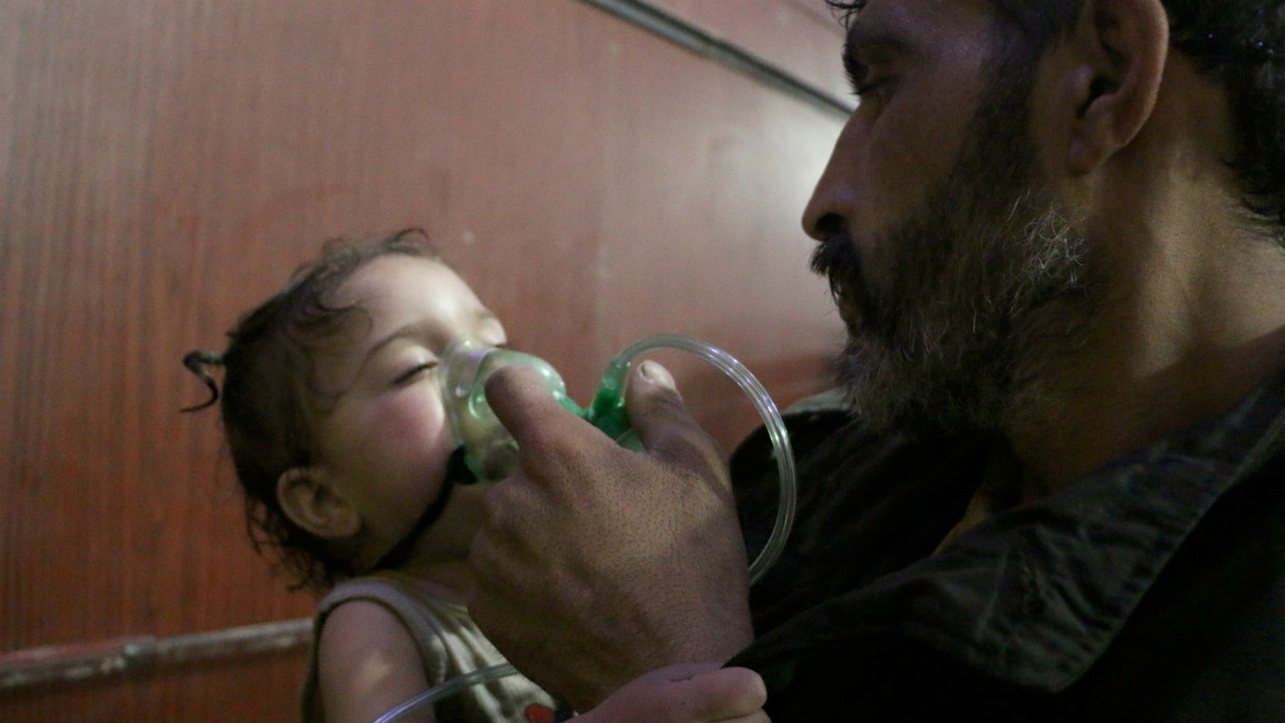 syria chemical attack [getty]