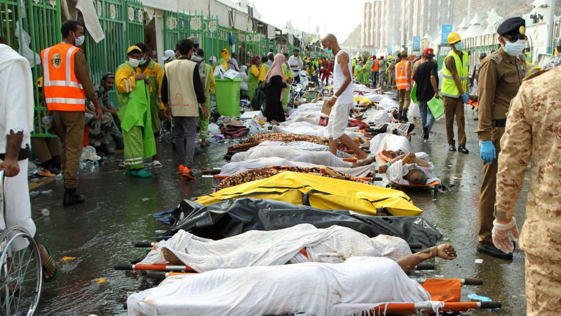 Hajj stampede death toll [AFP]