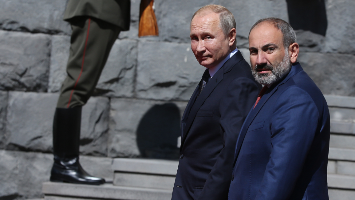 Putin and Pashinyan [Getty]